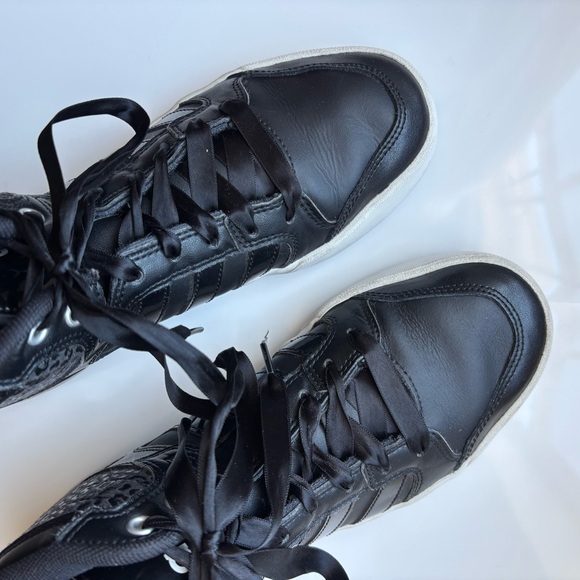 Adidas Neo Raleigh Mid Basketball Athletic Sneakers Womens Size 7.5 Cheetah - Picture 4 of 16